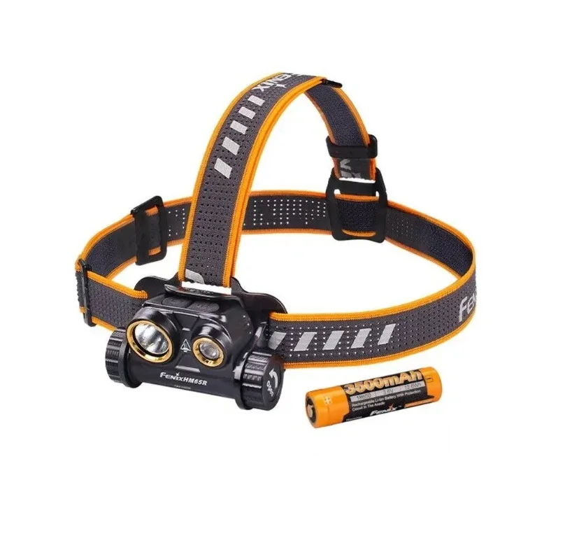 Налобний ліхтар FENIX HM65R 1400LM 18650 АКБ 3500 mAh+USB дальнє/ближнє світло