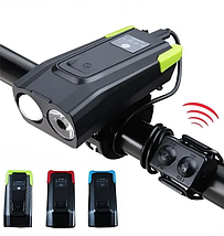 Велосипедний ліхтар ZACRO 800LM Фара IPX6/4000mAh/USB/Пульт/Клаксон, фото 3