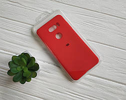 Матовий силіконовий чохол бампер для LG V30  ⁇  Plus червоний тонкий софт тач