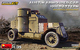 Британський броньований автомобіль AUSTIN 1918, з інтер'єром. Західний фронт. 1/35 MINIART 39009