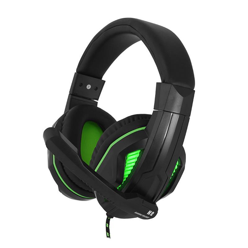 Гарнітура Gemix N2 LED Black/Green (04300105)