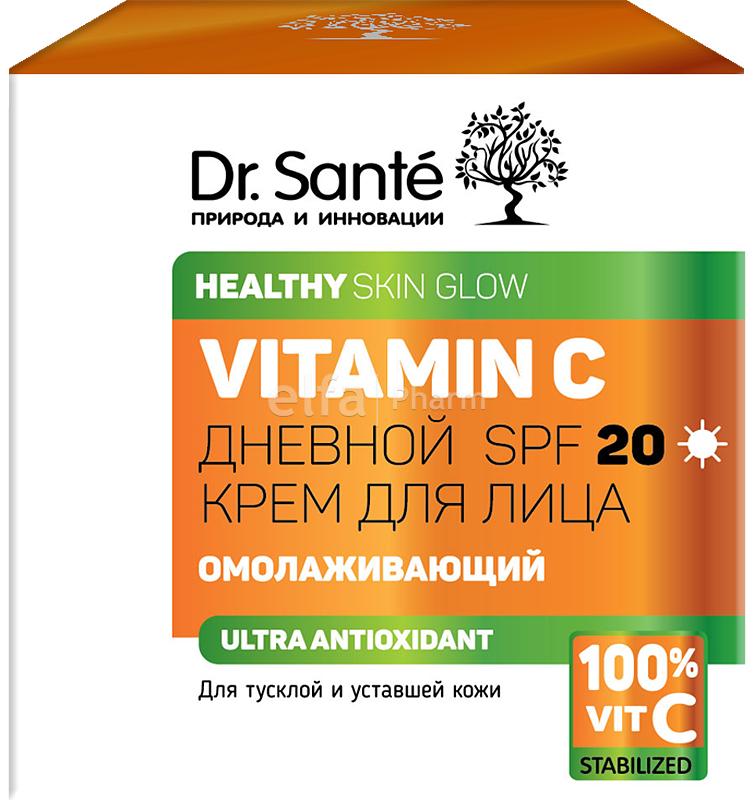 Крем денний омолоджувальний SPF 20 50 мл Dr.Sante Vitamin C
