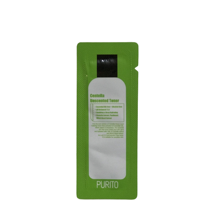 Заспокійливий тонер для чутливої шкіри без олії PURITO Centella Unscented Toner, 1 мл (тестер), фото 2