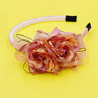 Обручі тканинні квіти