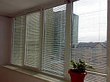 ГОТОВІ жалюзі горизонтальні алюмінієві білі 25мм, фото 4