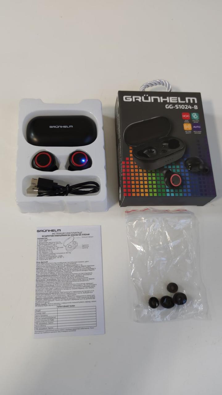Навушники бездротові Grunhelm GG-S1024-B