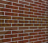 Декоративна силіконова штукатурка KLINKIERIT (Імітація "Клінкерної цегли", колір: Sahara, Tehas, Colorad) відро 25 кг, фото 3