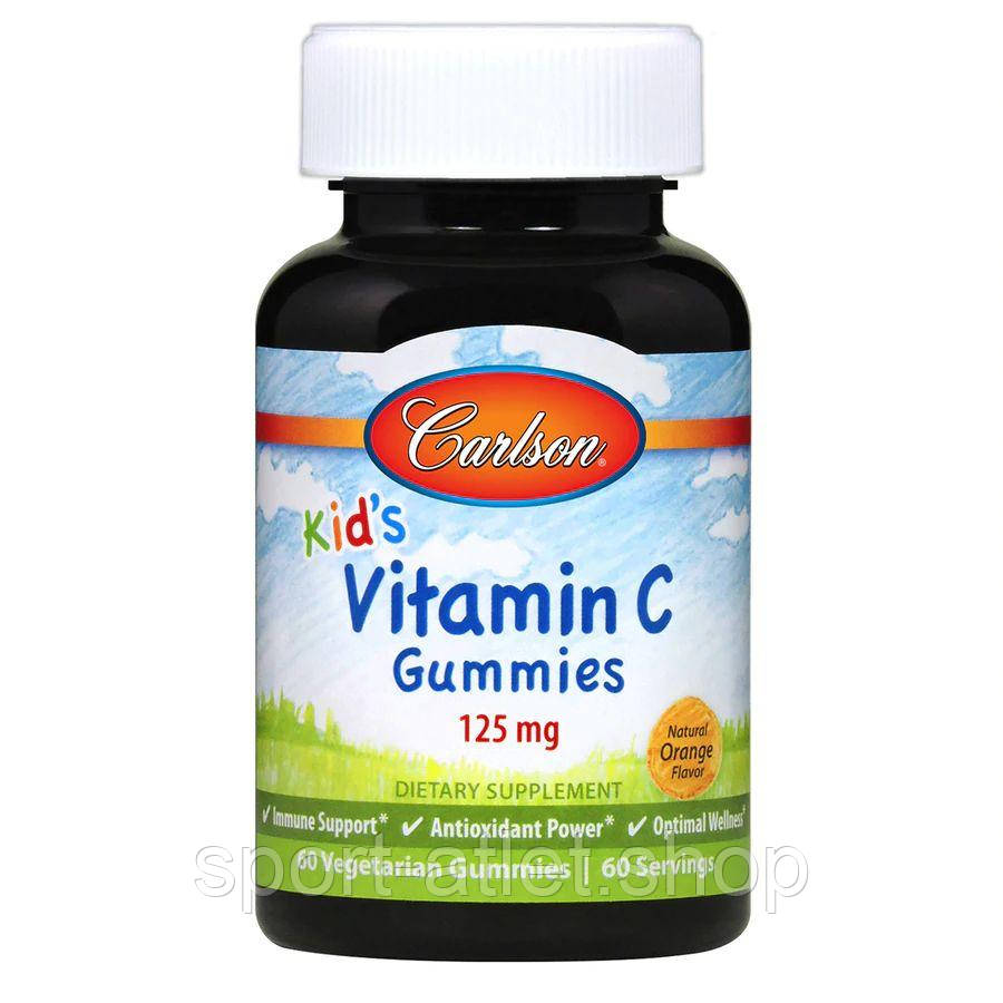 Вітаміни та мінерали Carlson Labs Kid's Vitamin C Gummies, 60 желейок