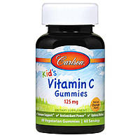 Вітаміни та мінерали Carlson Labs Kid's Vitamin C Gummies, 60 желеєк