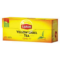 Чай Липтон Черный 25 шт. Чай черный в пакетиках Lipton Yellow Label 25 пакетиков. Можем продать в розницу.