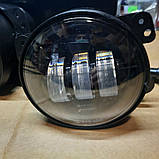 Доп.фари врізні 4д.100мм з СТГ.Світ білий і жовтий., фото 3