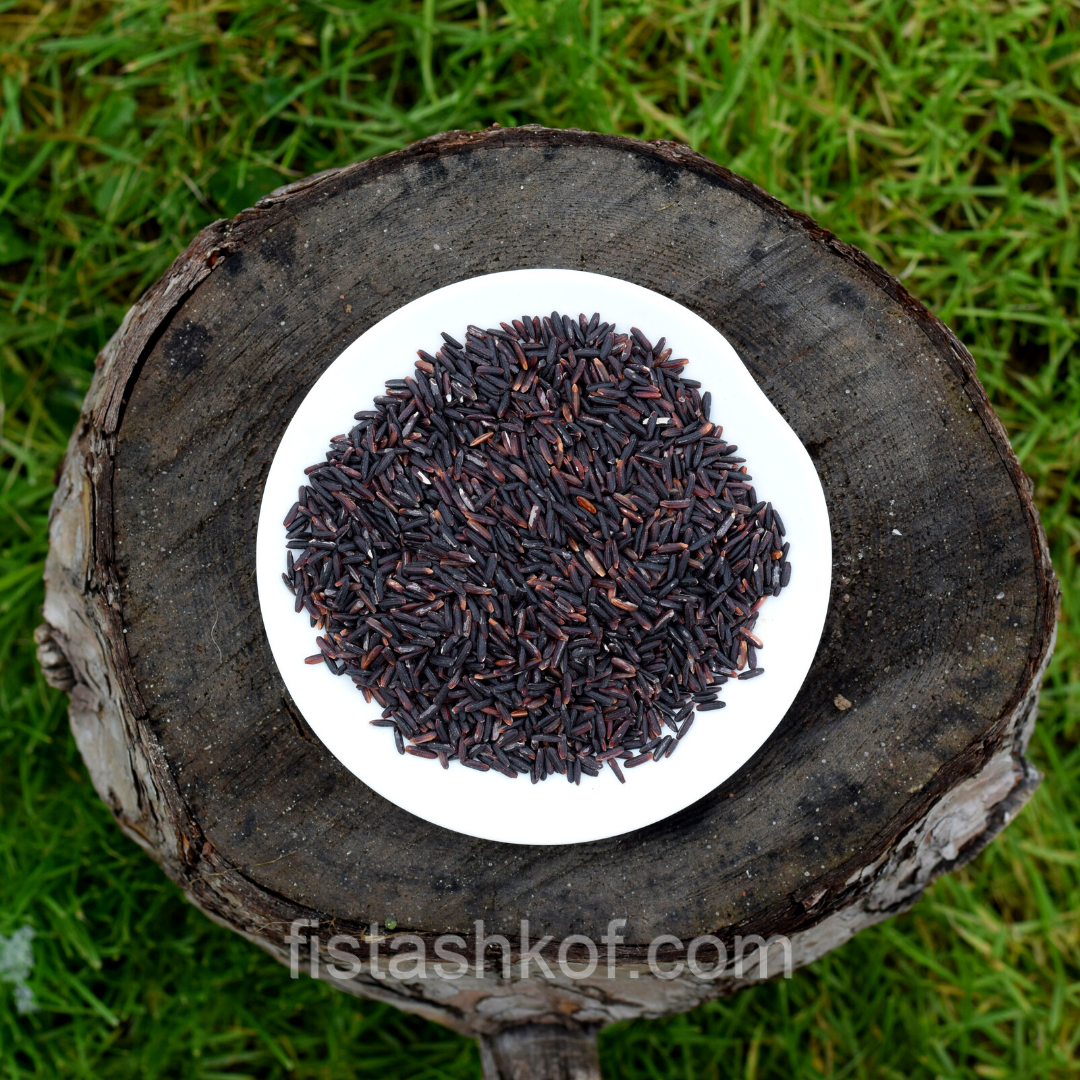 Рис нешліфований чорний, фото 1