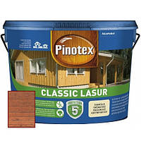 Декоративная пропитка для защиты древесины Pinotex Classic Lasur, 10 л бесцветный 10 л, Красное дерево