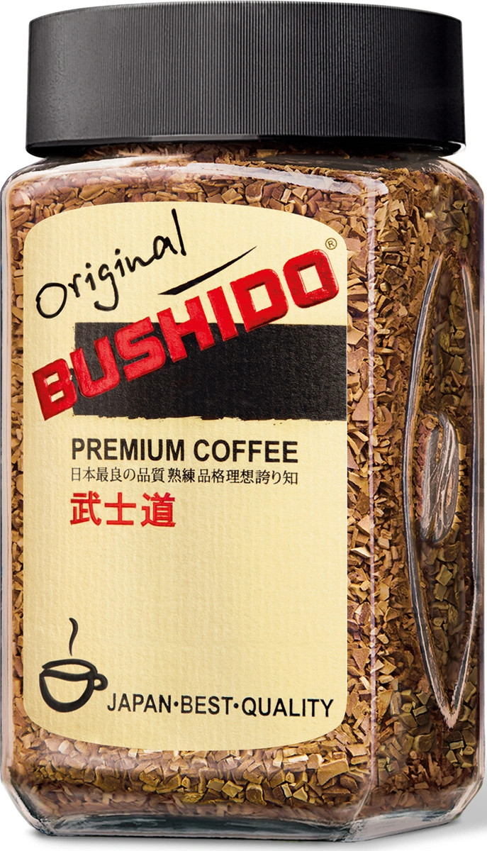 Кава BUSHIDO Original Кави сублімований стекл. банку 100г. 1х9шт.
