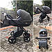 Універсальна всесезонна дитяча коляска 2 в 1 "BELINNI" Сіра, фото 2