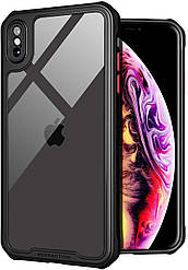 Протиударний бампер чохол Primolux Refraction Case для смартфона Apple iPhone X / iPhone Xs - Black
