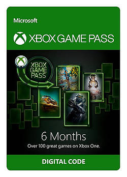 Xbox Game Pass - 6 місяців (Xbox One/Series S|X) для всіх регіонів і країн