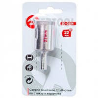 Intertool SD-0354 Коронка трубчатая по стеклу и керамике 22 мм SD-0354 Intertool SD-0354 Коронка трубчатая по стеклу и керамике 22 мм