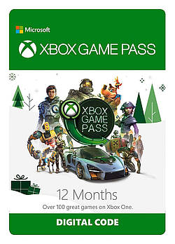 Xbox Game Pass - 12 місяців (Xbox One) підписка для всіх регіонів і країн