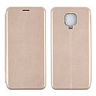 Чохол-книжка для Xiaomi RedMi Note 9S золотистий, фото 5