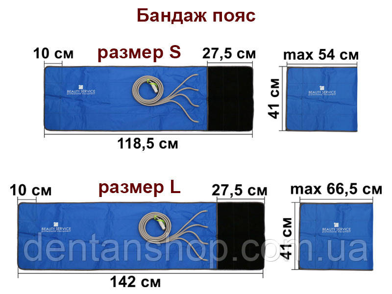 ПОЯС (S) для пресотерапії до апарату мод.1002