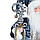 Фігурка Lefard Санта з посохом у синьому 61х32 см 6011-003, фото 3