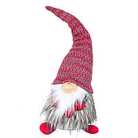 Фігурка новорічна Гном-бороач Lefard 54х21 см 019NC текстиль