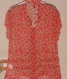 Ніжна жіноча шифонова блузка 50-52 Calio, фото 2