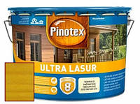 Защитная пропитка для древесины антисептик Pinotex Ultra Lasur, 10 л бесценный 10 л, Калужница