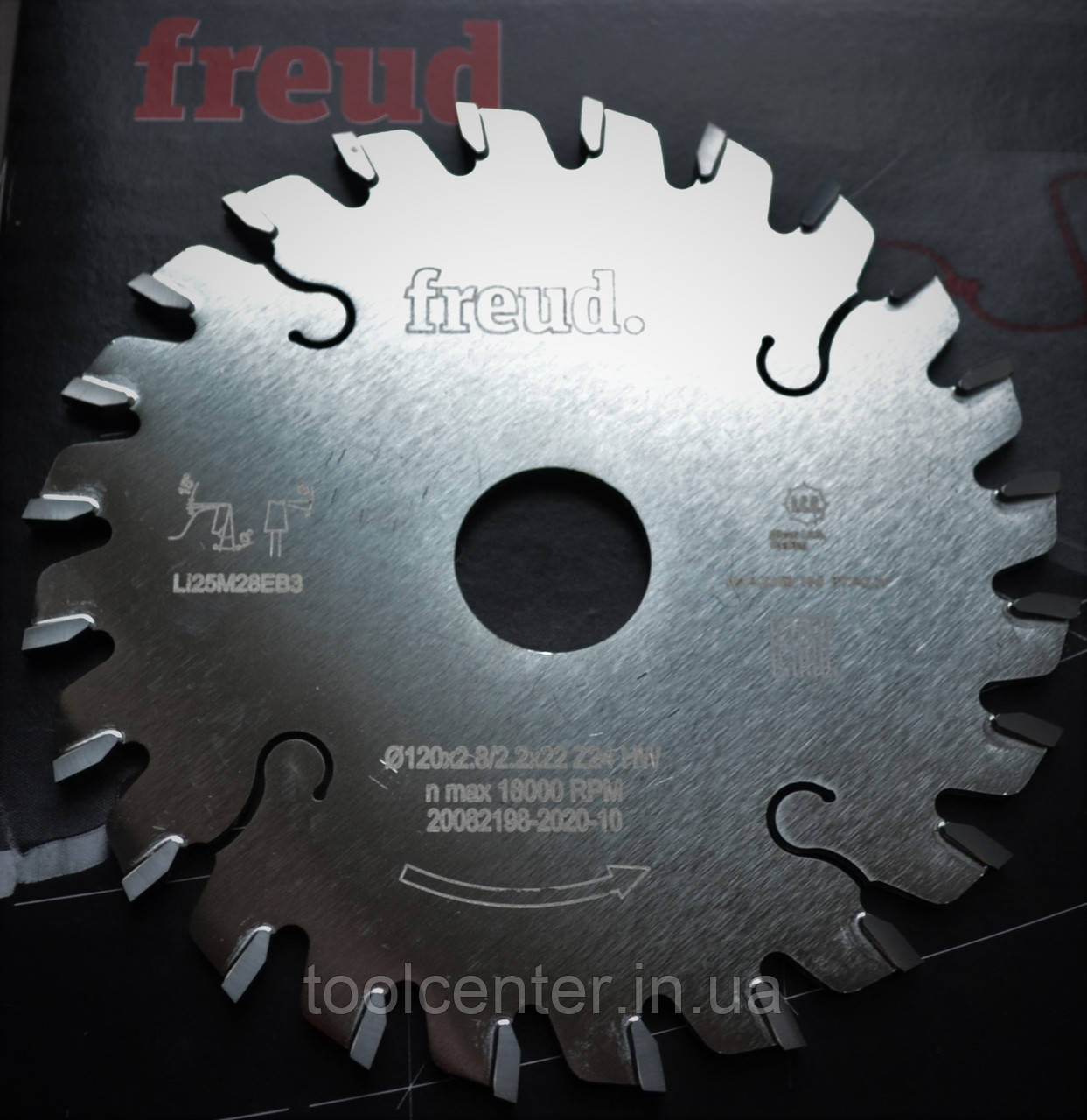 Пила подрезная LI25M28EB3 D120 d22 Z24