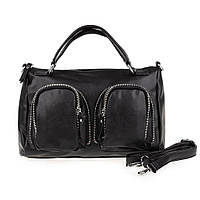 Женская сумка саквояж через плечо Goodyfun GF-8600 черная