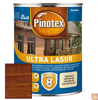 Защитная пропитка для древесины антисептик Pinotex Ultra Lasur, 10 л бесценный 1 л, Красное дерево