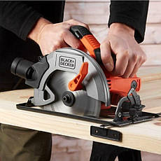 Дискова пила BLACK+DECKER CS1550, 1500 Вт, діаметр диска 190 мм, пропив 66 мм, фото 3