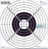 Мішень картонна S-Shots "№1" 50 шт/пчк (138 мм х 138 мм)