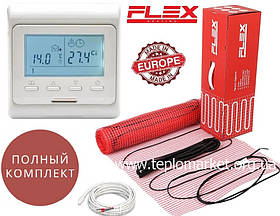Мат теплої підлоги Flex EHM-175/ 5м² 875Вт з програмованим терморегулятором E51