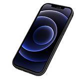 Nillkin Apple iPhone 12 Pro Max Aoge Leather Case Black Шкіряний Чохол Бампер, фото 3