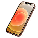 Nillkin Apple iPhone 12/12 Pro (6.1") Aoge Leather Case Brown Шкіряний Чохол Бампер, фото 3