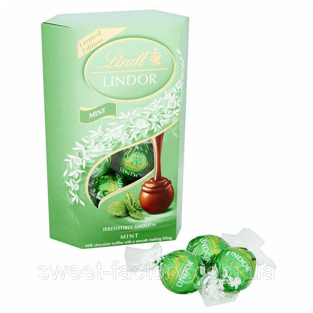 Цукерки Lindt Lindor Mint 200g