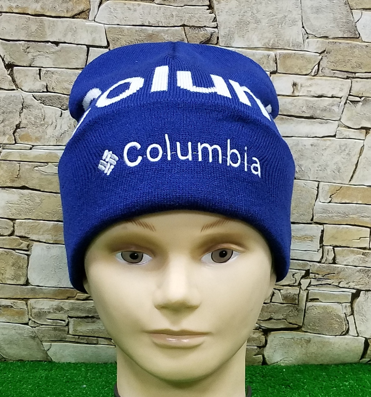 Шапка Columbia лопата стильна із закотом подвійна