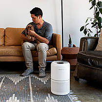 ОЧИЩУВАЧ ПОВІТРЯ LEVOIT CORE P350-RAC PET CARE З ЦИМ HEPA-ФІЛЬТРОМ, 100% БЕЗ ОЗОНУ, СЕНСОРНИЙ ЕКРАН, фото 2