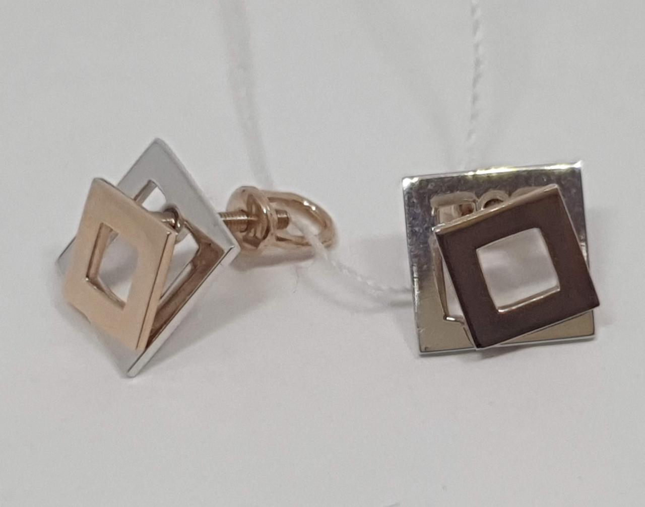 Золоті сережки-пусети. 131234, фото 1