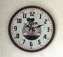 Настінний годинник аналоговий МДФ d34см Гранд Презент 1021692-2 видео