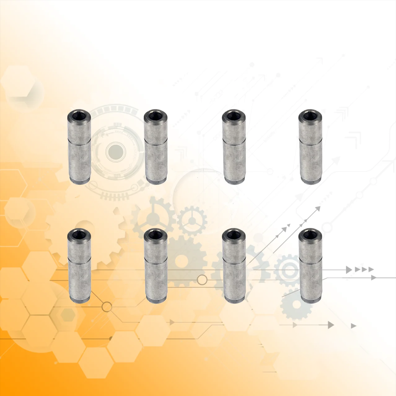 Направляючі втулки клапанів ЗІЛ-130 (впускні 8 шт.,випускні 8 шт.), 130-1007032, фото 1