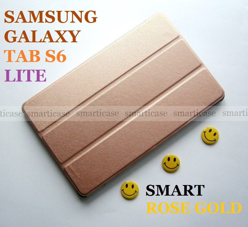 Розумний чохол книжка для Samsung Galaxy Tab S6 Lite 10.4 Pink 2022 (Ivanaks Tri Fold рожеве золото)