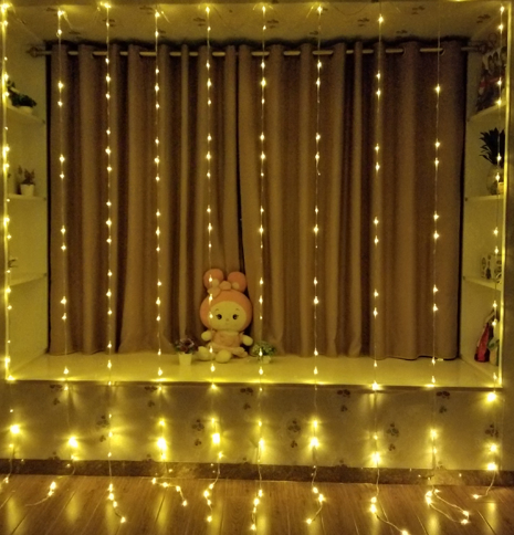 Гірлянда Водоспад 240 LED 2m*2m теплий-білий sz