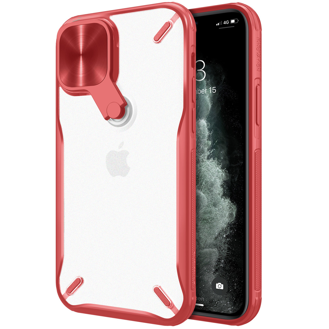 Nillkin Apple iPhone 12/12 Pro (6.1") Cyclops Case Red Чехол Бампер