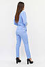 Модний жіночий костюм Melage, блакитний, фото 6