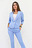 Модний жіночий костюм Melage, блакитний, фото 2