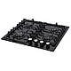 Газова варильна поверхня на кухню Ventolux HSF640-D3 CEST (BK), чорна емальована на 4 конфорки, фото 3