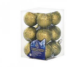 Набір ялинкових кульок NewYEAR 8104-3 (gold)